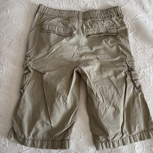 Boys Oshkosh Khaki Cargo Shorts Size 12 adjustable waist cotton - Bild 2 von 18