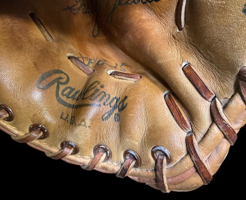 VTG Rawlings XFG15 Made In USA Size 12” RHT Baseball Glove Mitt Bellows Web - Picture 11 of 12