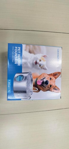 Hundebrunnen für große Hunde: 7L/236oz/1,8G Hundebrunnen Edelstahl... - Bild 12 von 15