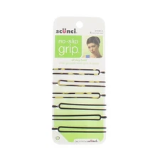 4 Pack Scunci No Slip Grip All Day Hold No Slip Grip Hair Barrettes, Tortoise...