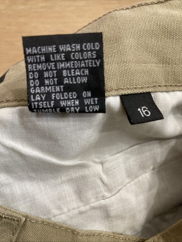 Vtg NWT Nesi AG Pants Youth 16 28” X 27 Tan Baggy Hip Hop Skater 90s Y2K - Picture 15 of 22