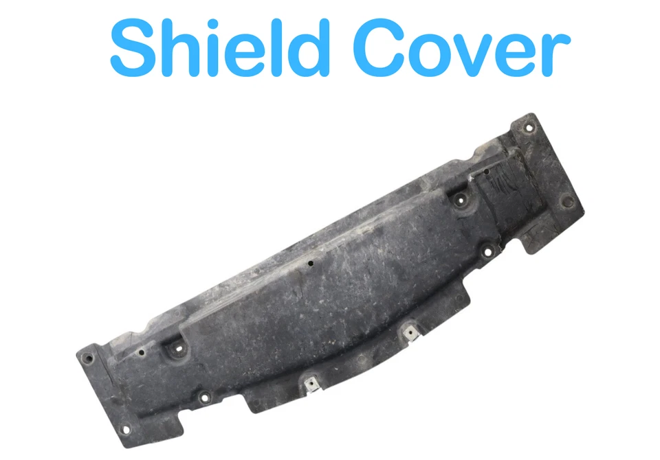 Cubierta protectora contra salpicaduras negra OEM para motor Mercedes-Benz GL450 X166 13-16 Foto 3 de 4