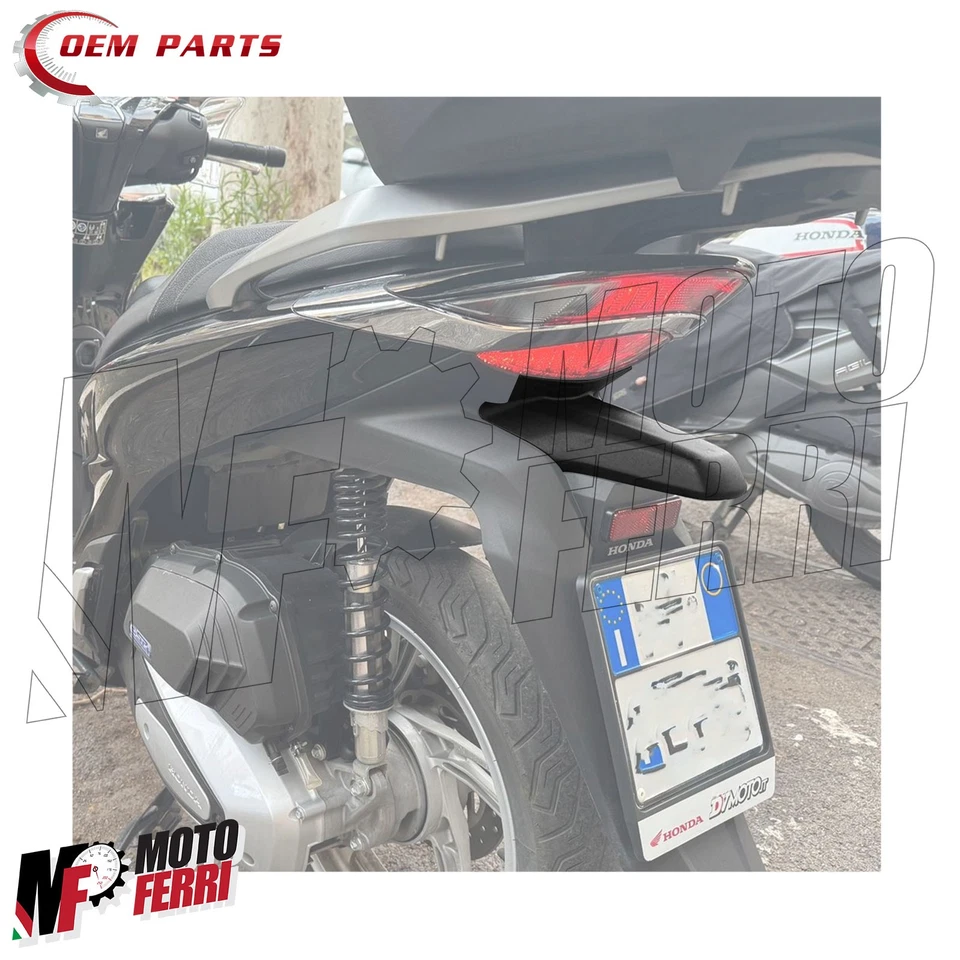 MF8783 Coperchio Luce Targa Honda SH 125 150 350 2020 2021 2022 2023 2024 - Immagine 2 di 4