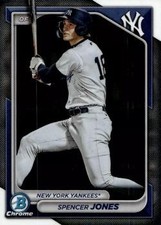 2024 Bowman #BCP-32 Spencer Jones Chrome Prospects NM