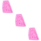  3 Pcs Silikon Stierform Schokoladen-Silikonformen Zum Backen Backform