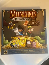 CMON, Munchkin Dungeon, "Side Quest" Board Game Expansion Complete Un-Played