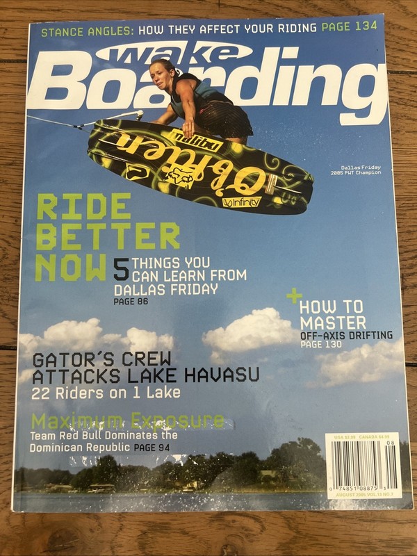 Wake Boarding Magazine Wakeboarding August 2005 Dallas Friday