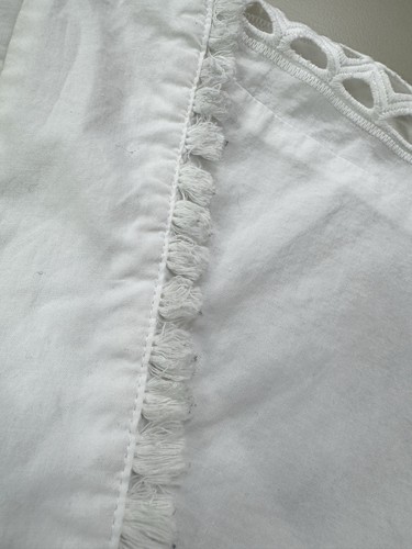 Madewell White Eyelet Angelica Cotton Top XS White Boho Peasant Americana - Picture 7 of 17