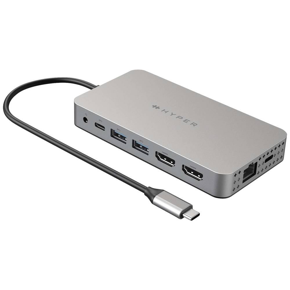 Док-станция HYPER USB-C HDM1H-GL Предназначена для док-станций на рынке: