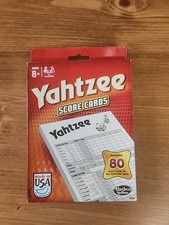 NEW Hasbro Gaming 06100 Yahtzee Game Score Pads 80 Sheets