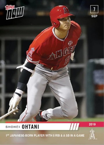 2019 Topps Now #809 Shohei Ohtani Angels