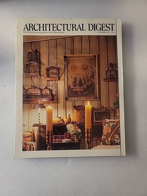 1985 NOVEMBER ARCHITECTURAL DIGEST MAGAZINE - NICE COVER - L 12083
