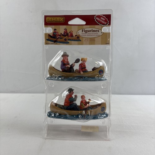 Lemax Sommer 2010 Familien Kanu Ausflug #02846 NEU im Paket