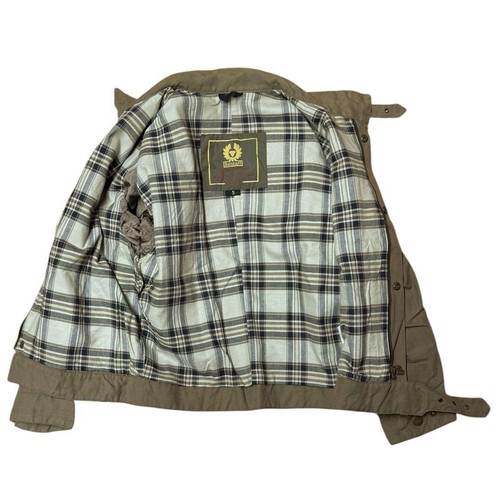 Belstaff Rider's Jacket in Linen Beige Brown Tag size: S Men's With Tag USED - Picture 4 of 8