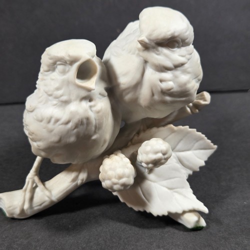 Kaiser Bisque Porcelain Figurine “Birds on a Branch” by Wolfgang Gawantka E & R - Picture 9 of 12