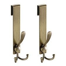 Shower Glass Door Hooks 2 Pack 304 Stainless Steel Antique Extended Robe Towe...