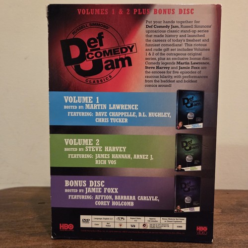 Def Comedy Jam Classics & All Stars 7 DVDs 1 Through 6 Plus Bonus - Picture 3 of 10