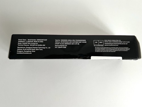FARERY Dual Voltage Mini Curling Tongs, 25mm Travel Size Curler 3 Temp Keratin - Picture 9 of 18