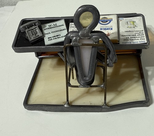Glas Visitenkarten Halter Weltreisender Verkauf Rep Konica Carl Goeller Telefon - Bild 3 von 13