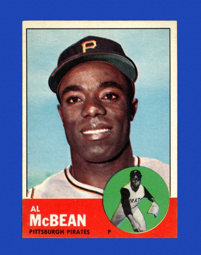 1963 Topps Set-Break #387 Al McBean NR-MINT *GMCARDS*