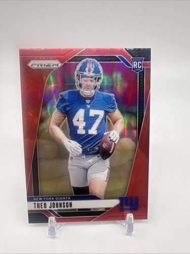 2024 Panini Prizm - Rookies Theo Johnson #390 Red Prizm SP (RC)