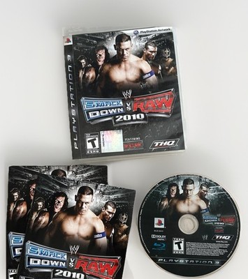 WWE SmackDown vs. Raw 2010 (PlayStation 3, PS3) CIB Complete - Tested & Working