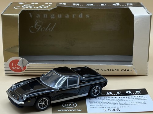 Vanguards Gold (Kyosho) 1:43 Lotus Europa - Black/Gold JPS