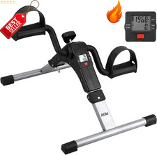 Folding Pedal Exerciser Mini Under Desk Bike Arm Leg Portable Foot Hand Cycle US