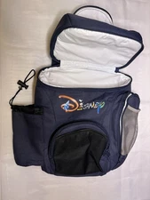 DISNEY Insulated Cooler Backpack Multi Compartment  Sling Zipper  Bottle Pouch