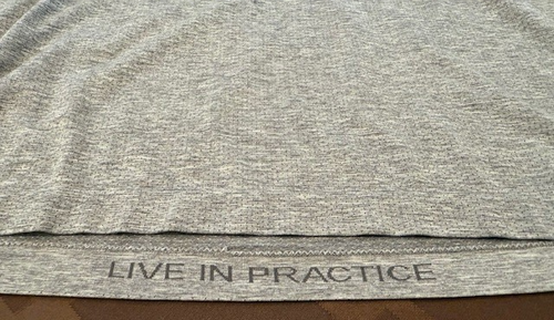 Herren LULULEMON grau Kurzarm Sporthemd Größe 2 Extra Large 2XL - Bild 5 von 6