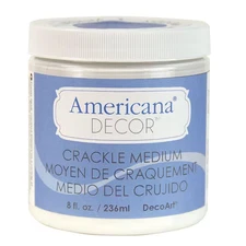 Deco Art ADM08 Americana Decor Crackle Medium 8oz-Clear