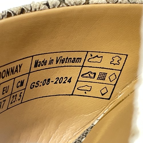 Vionic Chardonnay Damen-Sandalen Größe 7 Schlangenmuster Leder Knöchelriemen Schuhe - Bild 11 von 11