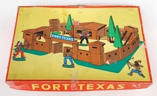 VERO Holzspielzeug Baukasten FORT TEXAS VEB Holzspielwaren Blumenau DDR 70er