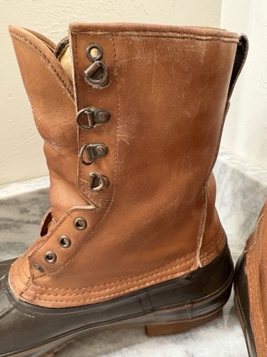 Lacrosse Men’s Duck Boot Hunting Shoe 10 Tall Nice Condition Size 12 W USA Made - Picture 11 of 20
