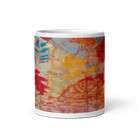 Autumn Splendor 11oz Ceramic Mug - Contemporary Art Inspired by Fall Foliage