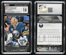 2015-16 Upper Deck Young Guns Linus Ullmark #472 CGC 10 Gem Mint Rookie RC