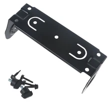 Radio Mount Bracket for Walkie Talkie Mounting Accessories Black