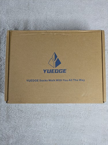 Yuedge Herren Wander Walking Socken UK 6-10 grau schwarz 5 Paar feuchtigkeitsableitend - Bild 2 von 4