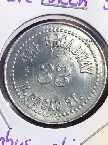 Trade Token For 50 Cents - The Broadway Saloon - Columbus, Ohio - Picture 5 of 9