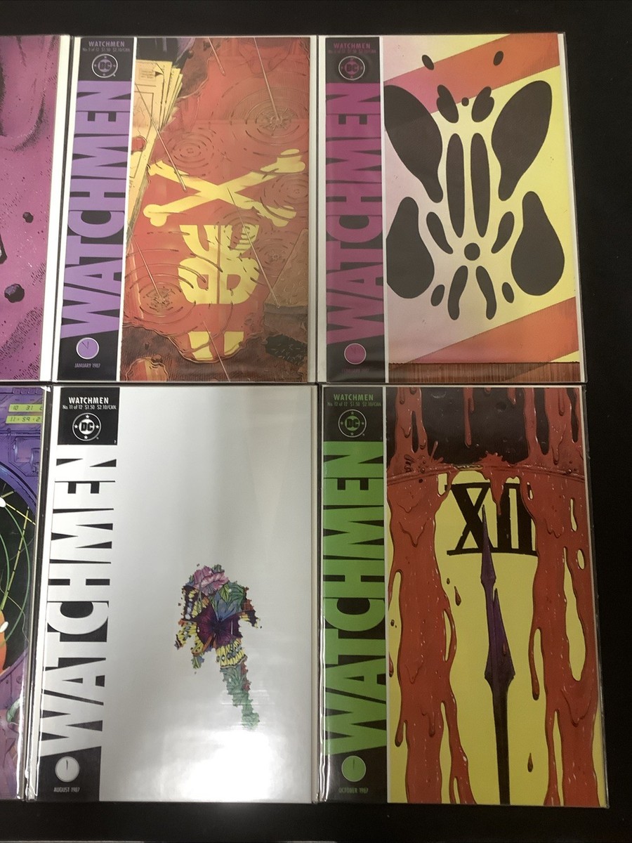 Watchmen #1-12 Complete Comic Series, DC Comics, Alan Moore/Dave