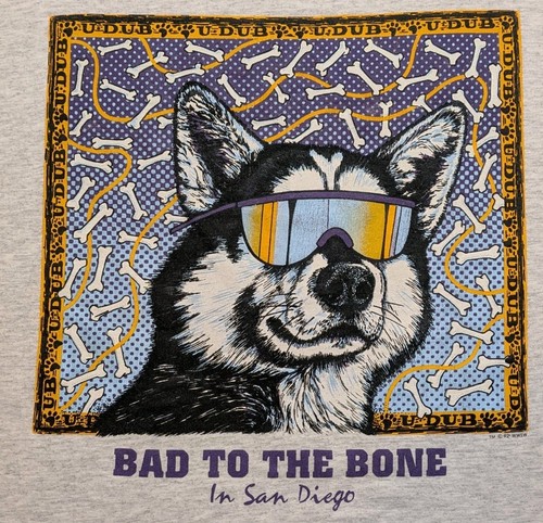 Vintage Washington Huskies Bad To The Bone Shirt 1992 Rose Bowl UW Football XL - Picture 3 of 6
