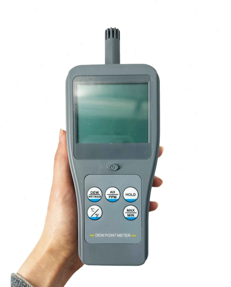 Temperatur Luftfeuchtigkeit Taupunkt Messgerät Anzeige 3 Messparameter Auflösung 0,01 - Bild 3 von 4