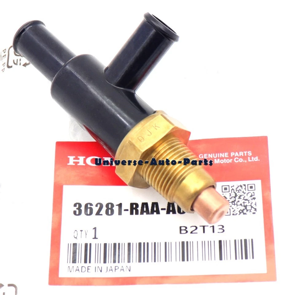 Electroválvula de control de asistencia de aire OEM para Honda Accord CR-V Civic Acura TSX Foto 2 de 4