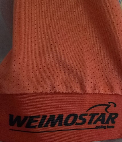 Weimostar Cycling Jersey Women's XXL Full Zip Pockets Wicking Orange - Bild 4 von 7
