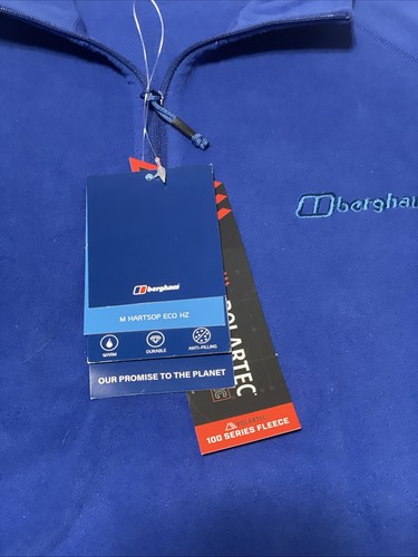 Berghaus Blue Polartec Fleece 1/4 Zip - Picture 3 of 7