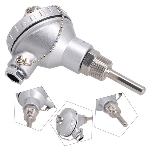 Sonda sensor temperatura RTD PT100 1/2\" NPT rosca termopar cabezal terminal y - Imagen 16 de 26