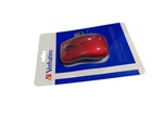 Verbatim Wireless Notebook Optical Mouse Commuter Series Red ( New )  =