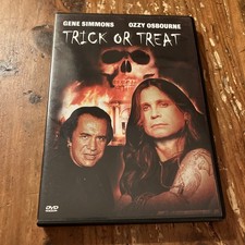 Trick or Treat (2002, DVD) Gene Simmons & Ozzy Osborne-Rare Horror Rock