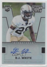 2016 Panini Prizm Collegiate Draft Picks Silver DJ White #283 Rookie Auto RC