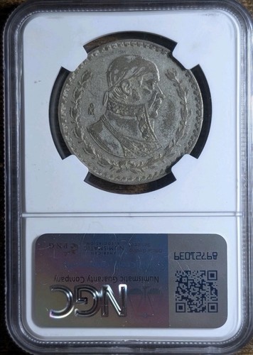 1959 Mo Mexico 🇲🇽 Peso - NGC Certified Genuine - Picture 2 of 4